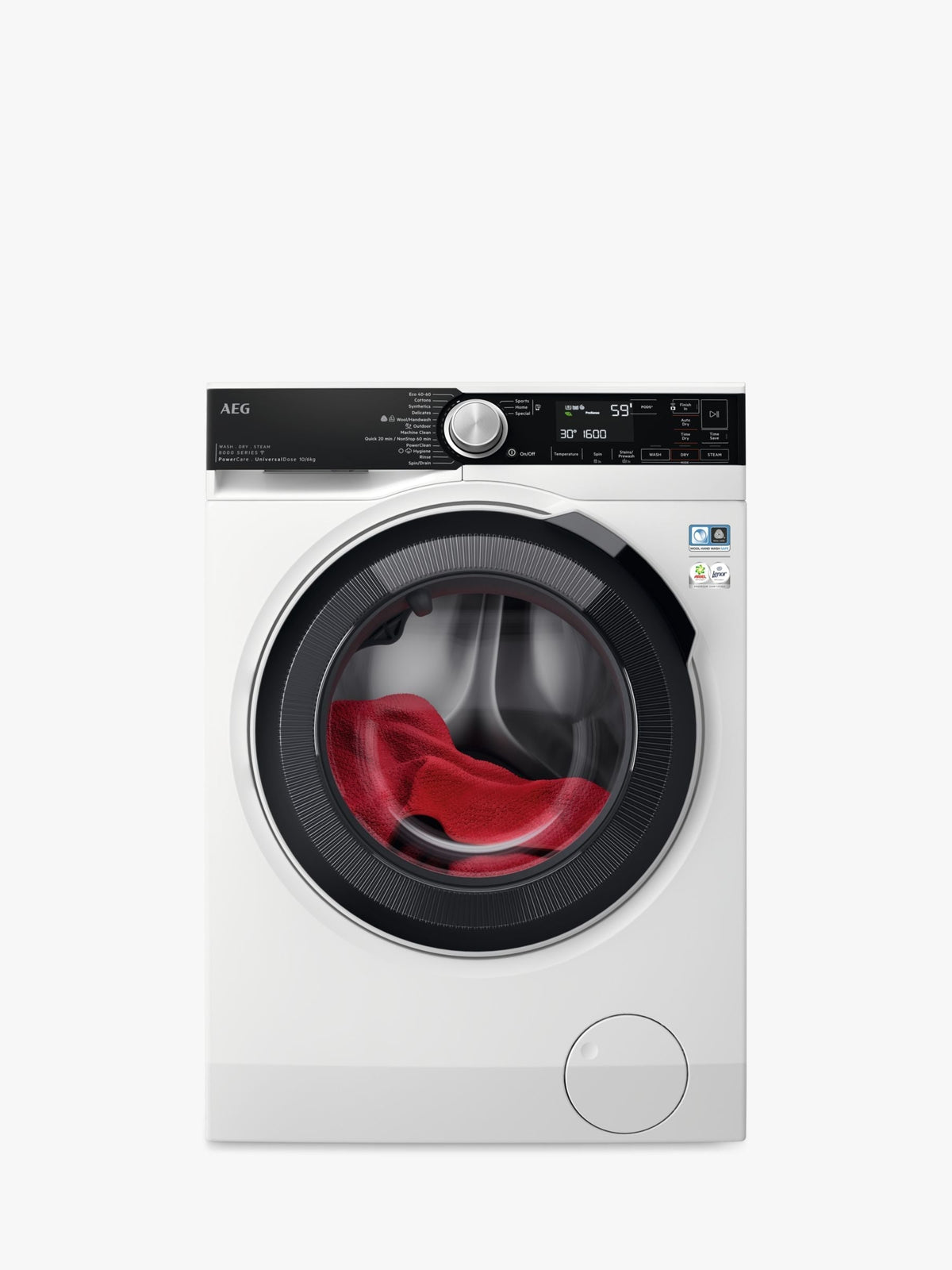 AEG LWR8516O5UD 8000 Series Washer Dryer 10kg/6kg 1600rpm White