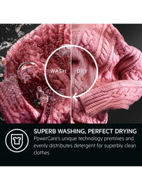 AEG LWR8516O5UD 8000 Series Washer Dryer 10kg/6kg 1600rpm White thumbnail 3