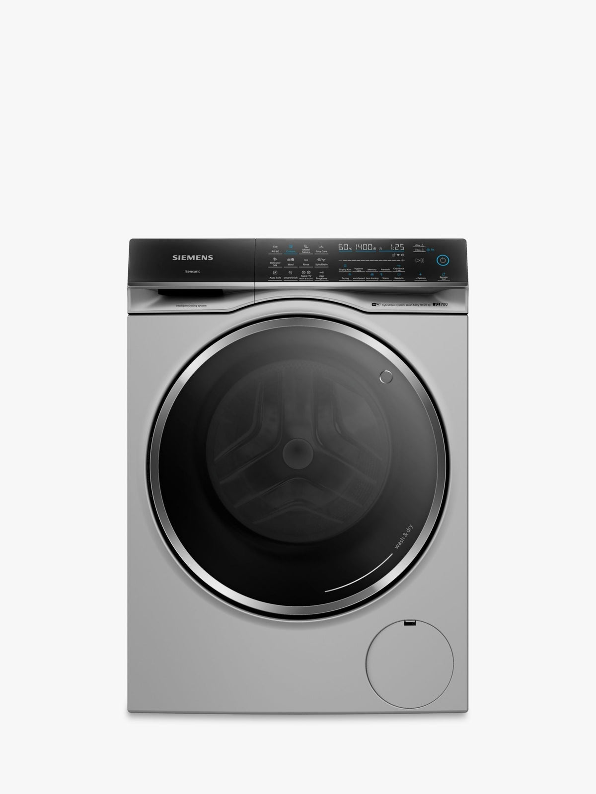 Siemens iQ700 WN54C2ATGB Washer Dryer 10.5kg/6kg 1400rpm Silver