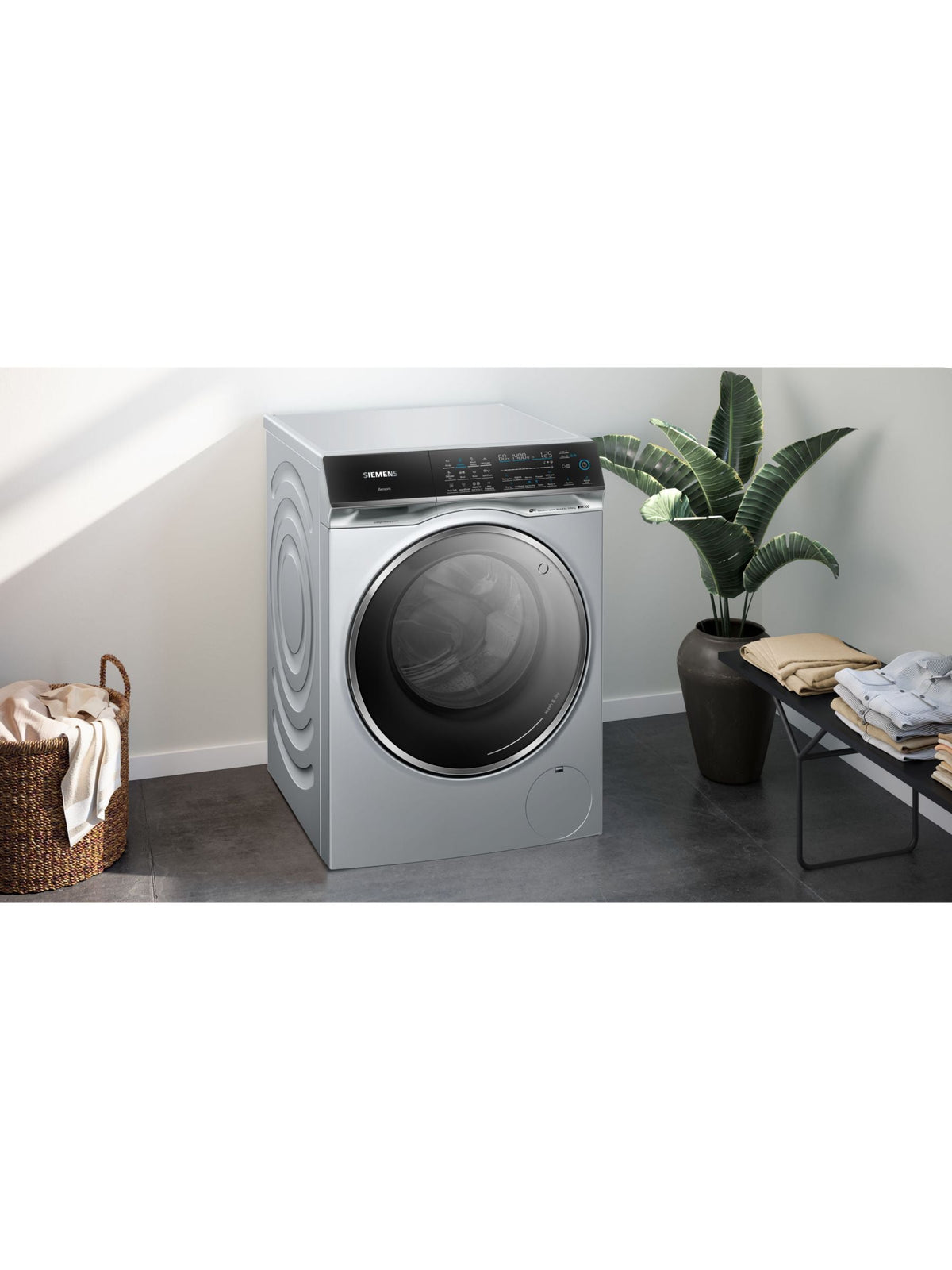 Siemens iQ700 WN54C2ATGB Washer Dryer 10.5kg/6kg 1400rpm Silver — image 2