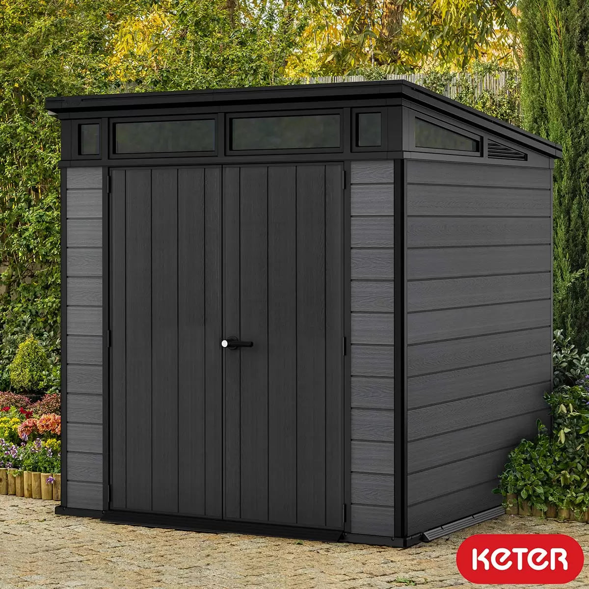 Keter Cortina Shed 7 x 7ft - Grey — image 2