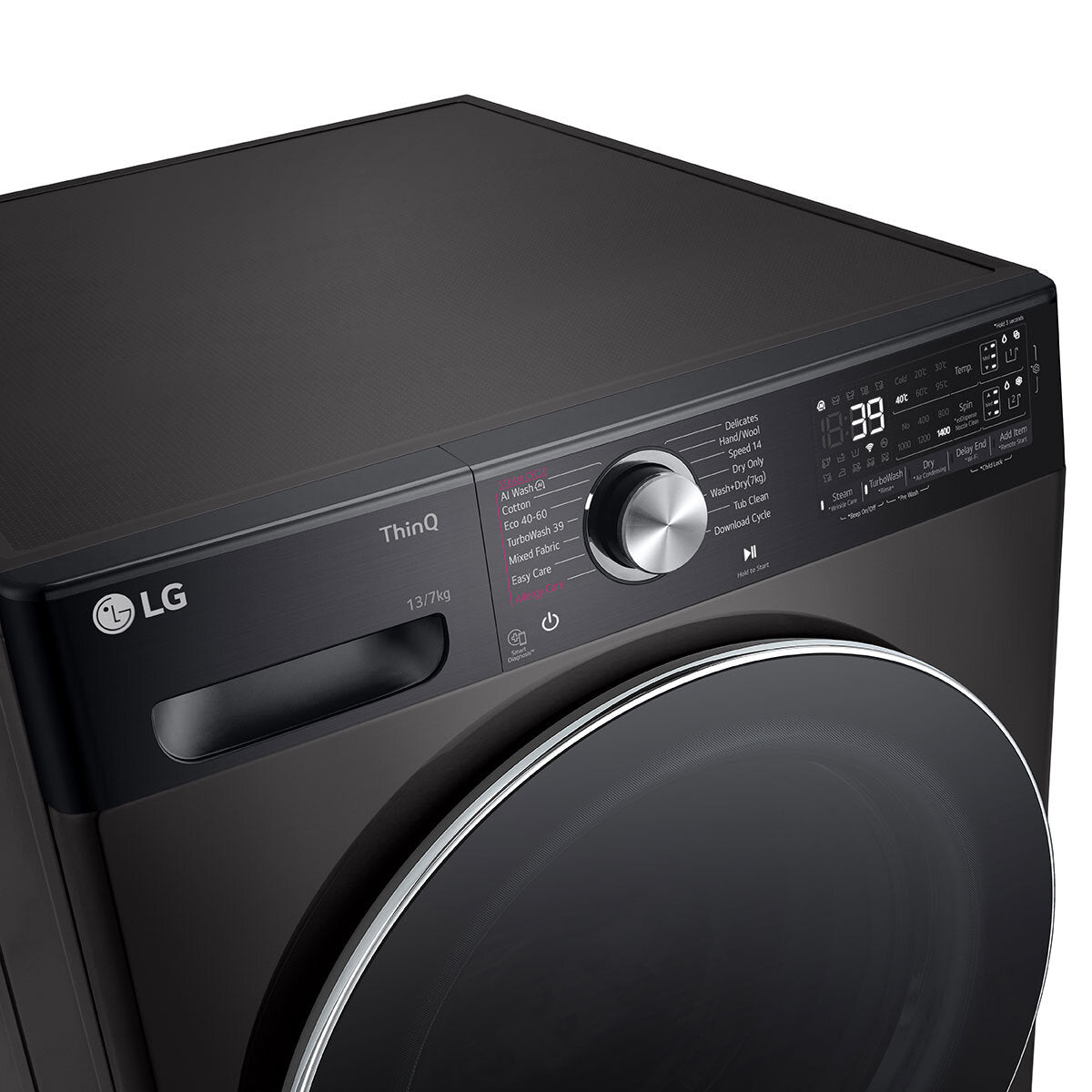 LG FWY937BCTA1 Washer Dryer 13kg/7kg Black — image 3
