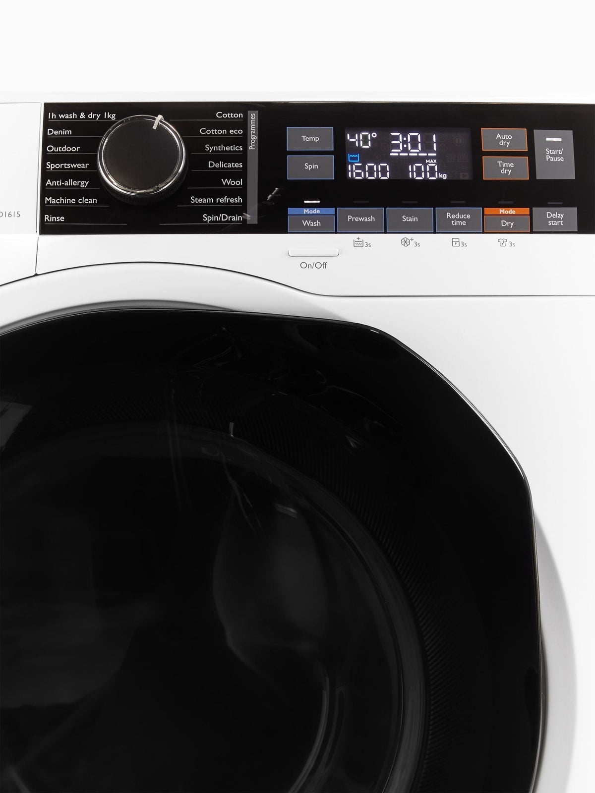 John Lewis JLWD1615 Washer Dryer 10kg/6kg White
