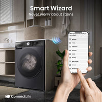 Hisense WD5S1045BB Washer Dryer 10.5kg/6kg Black thumbnail 8