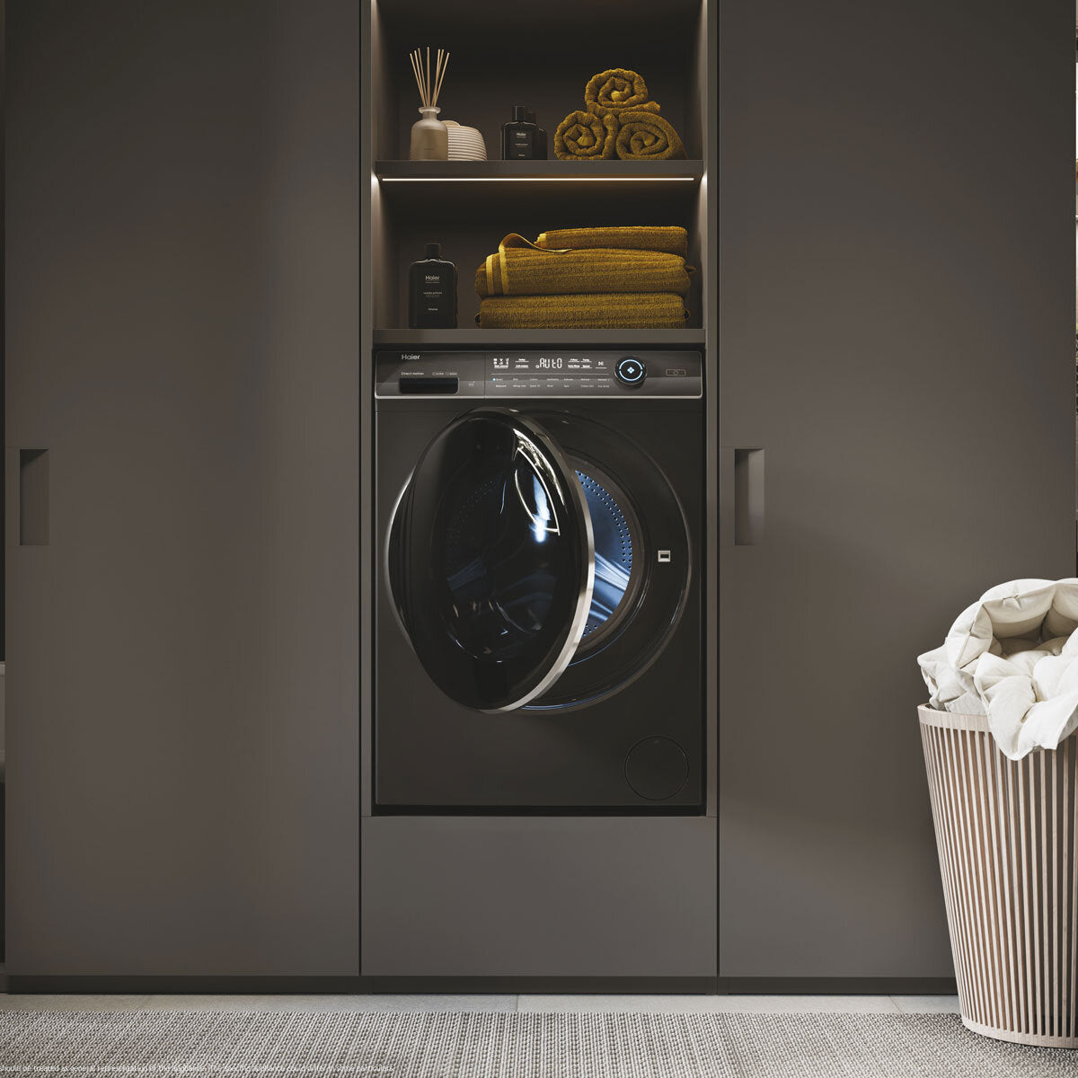 Haier I-Pro Series 7 HWD10BD14979SNUK Washer Dryer 10kg/6kg Graphite
