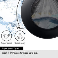 Samsung WD11DG5B15BBEU Washer Dryer 11/6kg Black thumbnail 7