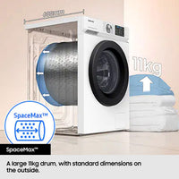 Samsung WD11DG5B15BBEU Washer Dryer 11/6kg Black thumbnail 6