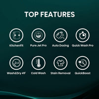 Hisense 5i Series WD5I1045BWQ Washer Dryer 10.5kg/6kg White thumbnail 4