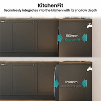 Hisense WD5I1045BBQ 5i Series Washer Dryer 10.5kg/6kg Black thumbnail 5