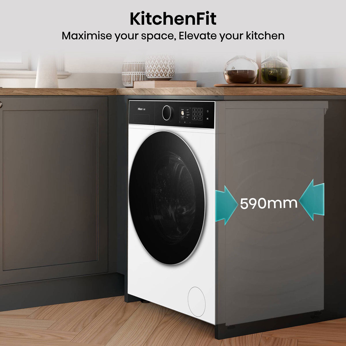 Hisense 5i Series WD5I1245BWR Washer Dryer 12kg/8kg White — image 5