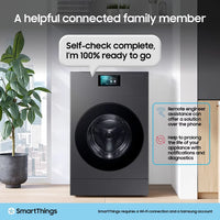 Samsung WD18DB8995BZT1 Washer Dryer 18kg/11kg 1000rpm Dark Steel thumbnail 8