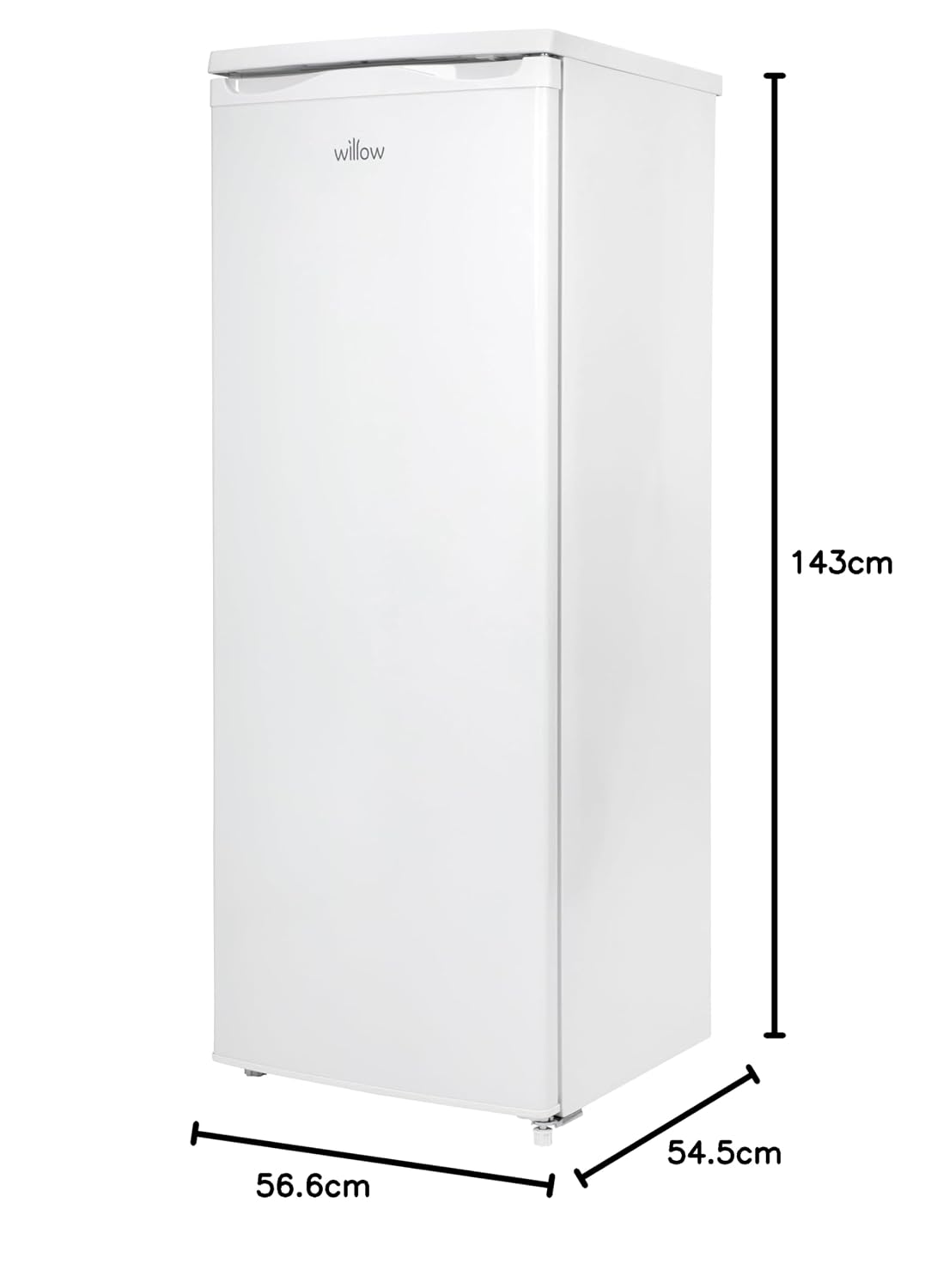 Tall Larder Fridge Freestanding 241L White — image 9