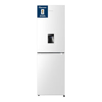 Freestanding Frost Free Fridge Freezer with Water Dispenser 256L White thumbnail 1