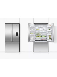 Freestanding French Door Fridge Freezer 569L 90cm Stainless Steel thumbnail 3