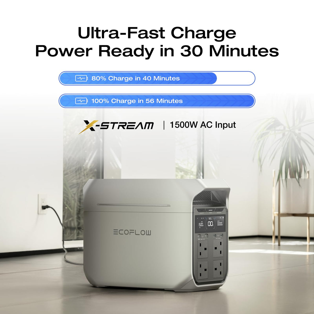 EF ECOFLOW Portable Power Station DELTA 3 Plus - View 2