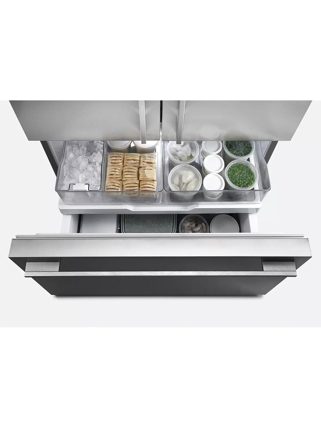 Freestanding French Door Fridge Freezer 569L 90cm Stainless Steel — image 6
