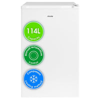 Freestanding Undercounter Fridge 114L 50cm White thumbnail 2