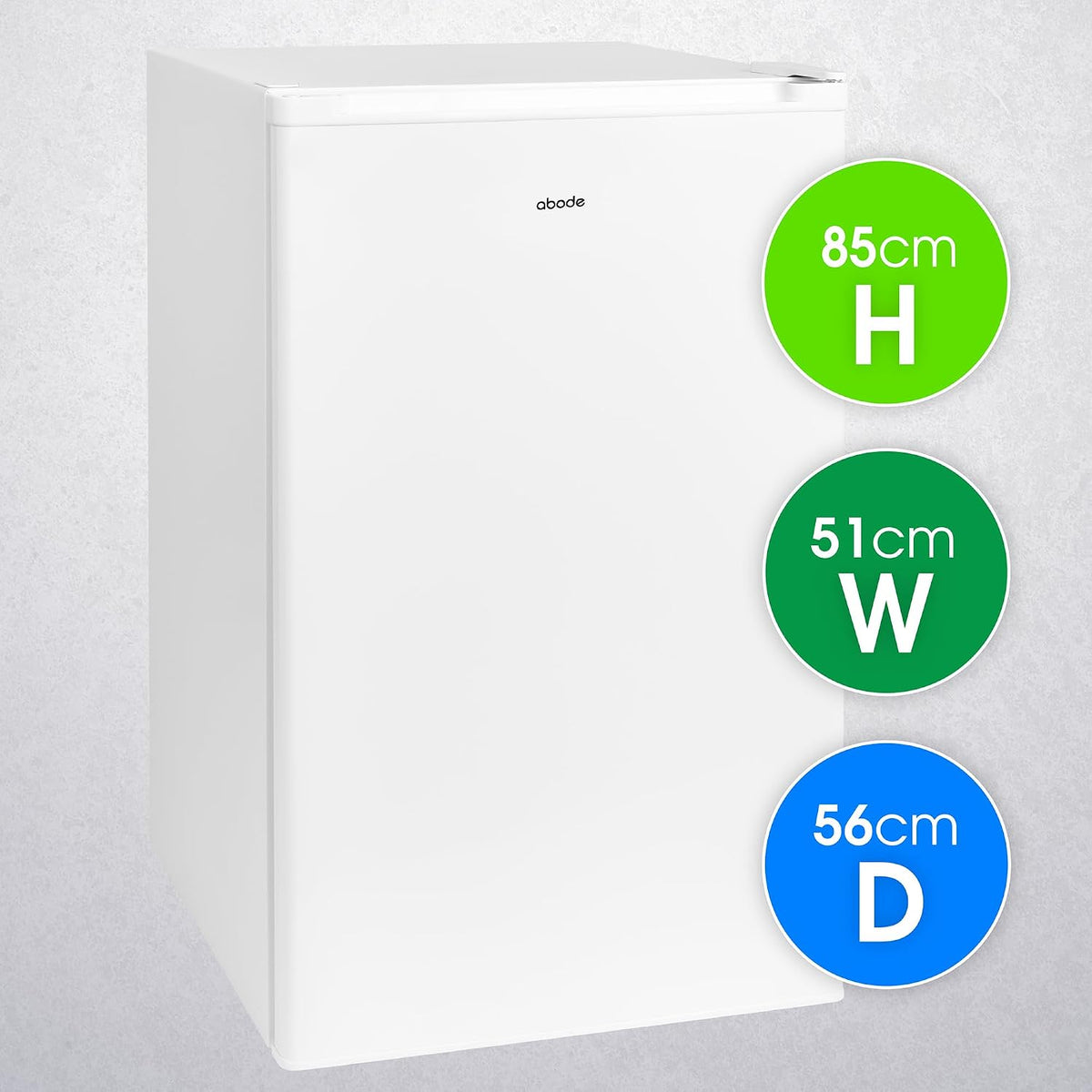 Freestanding Undercounter Fridge 114L 50cm White — image 3