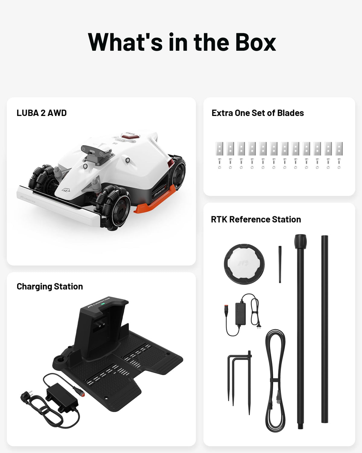 MAMMOTION LUBA 2 AWD 5000X Robot Lawn Mower without Boundary — image 7