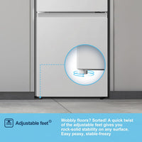 Freestanding 60/40 Split Fridge Freezer 175L White thumbnail 10