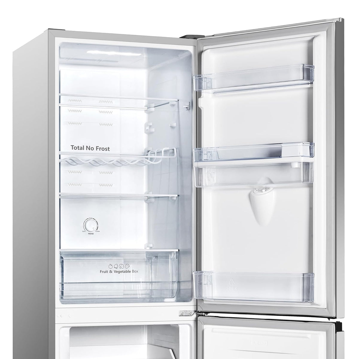 Freestanding Fridge Freezer 256L Silver — image 6