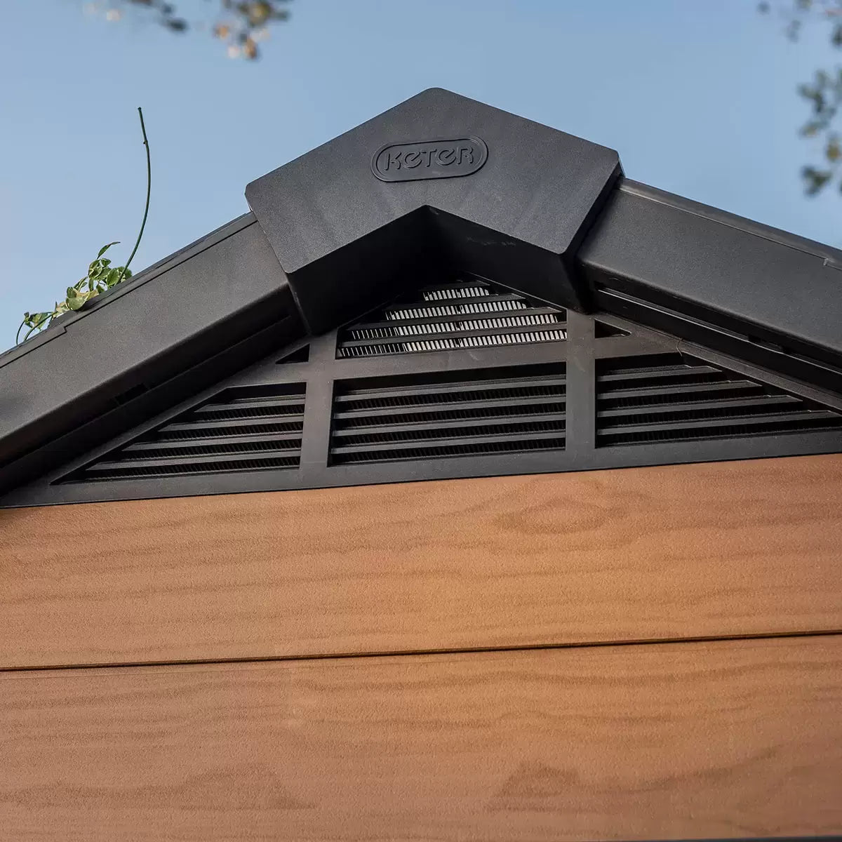 Keter Newton 7 x 9ft Double Door Outdoor Apex Plastic Garden Shed — image 6