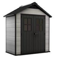 Keter Oakland Shed 7.5 x 4ft - Grey thumbnail 1