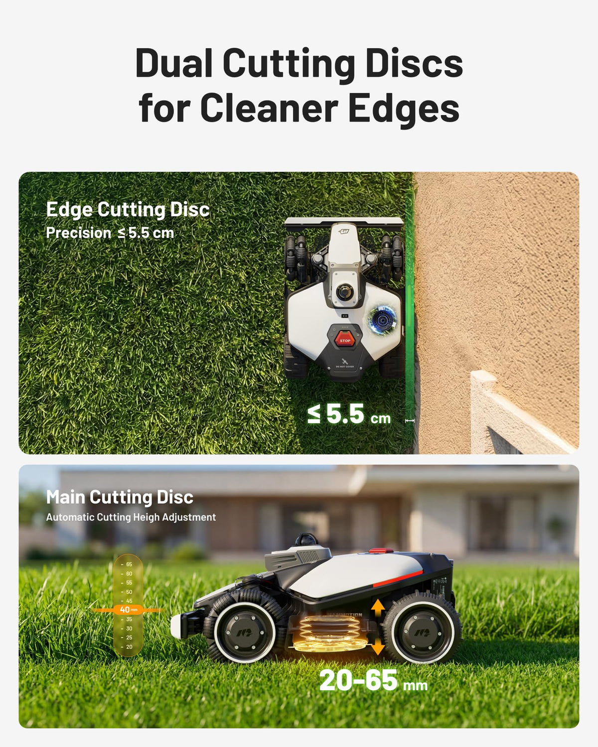 MAMMOTION LUBA mini 2 AWD 1500 Robot Lawn Mower - View 5