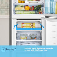 Freestanding Fridge Freezer 252L Silver thumbnail 6