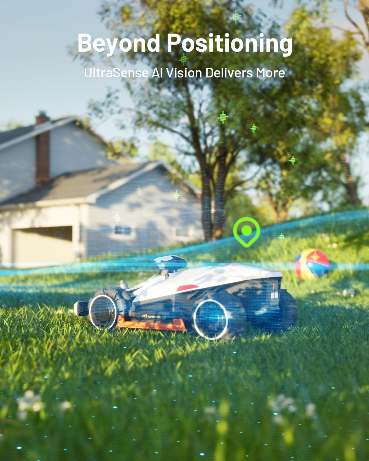 MAMMOTION LUBA 2 AWD 3000X Robot Lawn Mower without Boundary — image 2