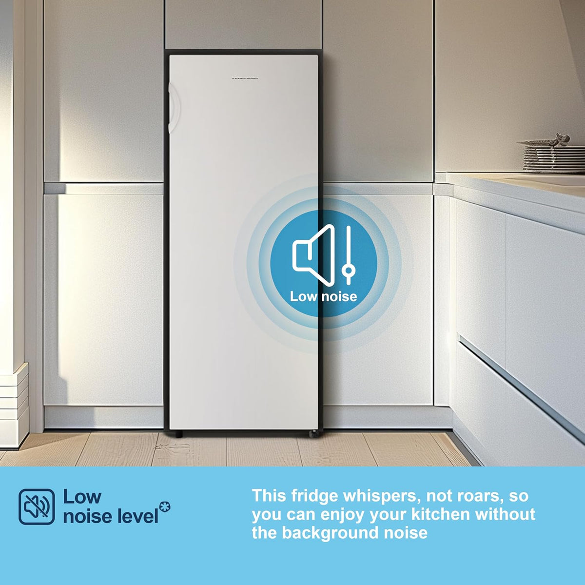 Freestanding Larder Fridge 242L 55cm White — image 6