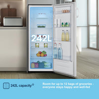 Freestanding Larder Fridge 242L 55cm White thumbnail 5