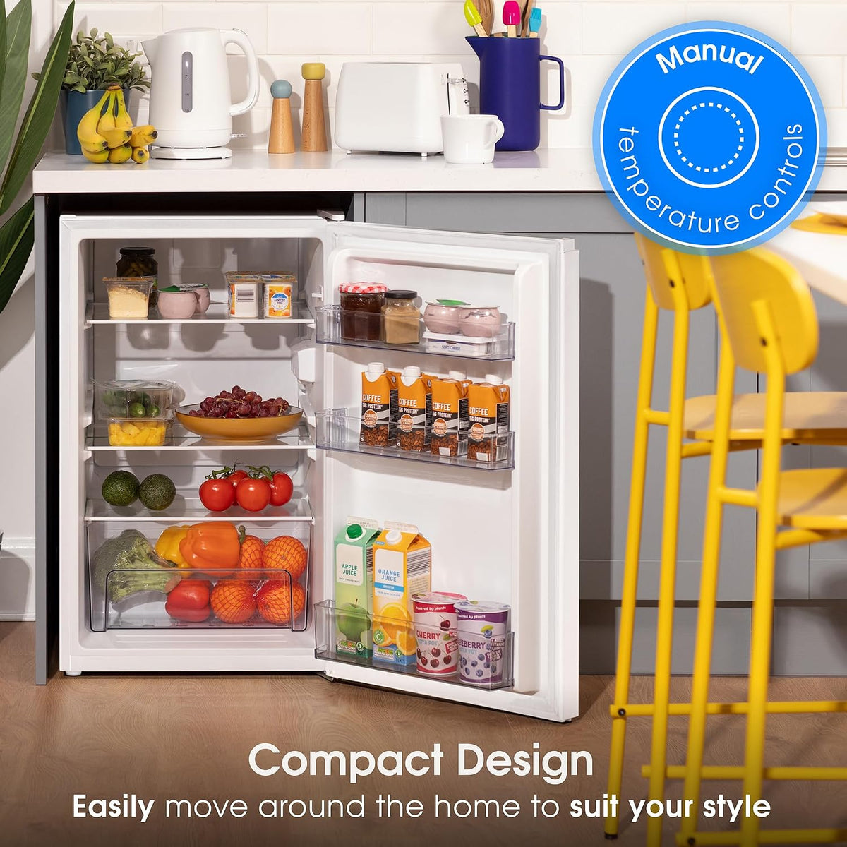 Freestanding Undercounter Fridge 114L 50cm White — image 6
