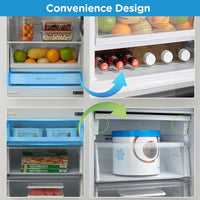 Freestanding Fridge Freezer 273L Stainless Steel thumbnail 5