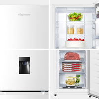 Freestanding Frost Free Fridge Freezer with Water Dispenser 256L White thumbnail 4