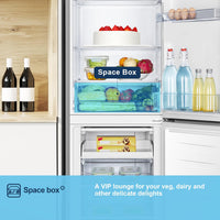 Freestanding Fridge Freezer 252L Silver thumbnail 8