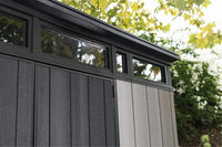Keter Artisan 11 x 7ft Double Door Pent Outdoor Plastic Garden Shed thumbnail 3