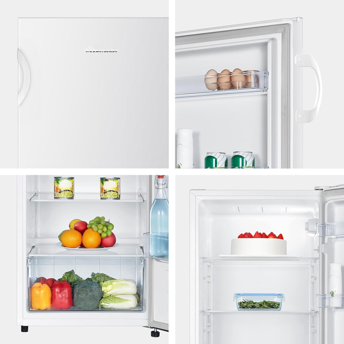 Freestanding Larder Fridge 242L 55cm White