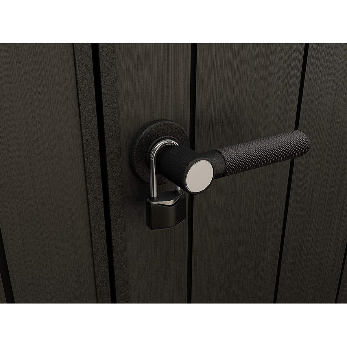 Keter 11x 7 Artisan Heavy Duty Plastic Pent Shed – Grey — image 4