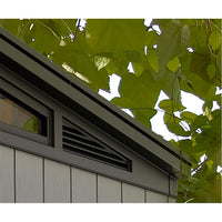 Keter 11x 7 Artisan Heavy Duty Plastic Pent Shed – Grey thumbnail 5