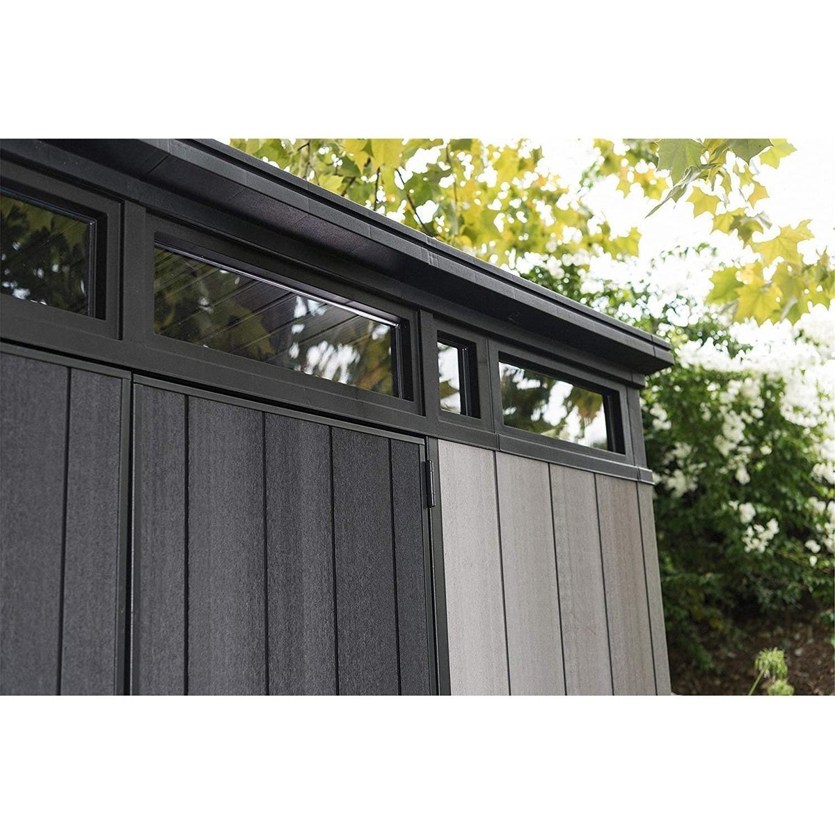 Keter 11x 7 Artisan Heavy Duty Plastic Pent Shed – Grey — image 10