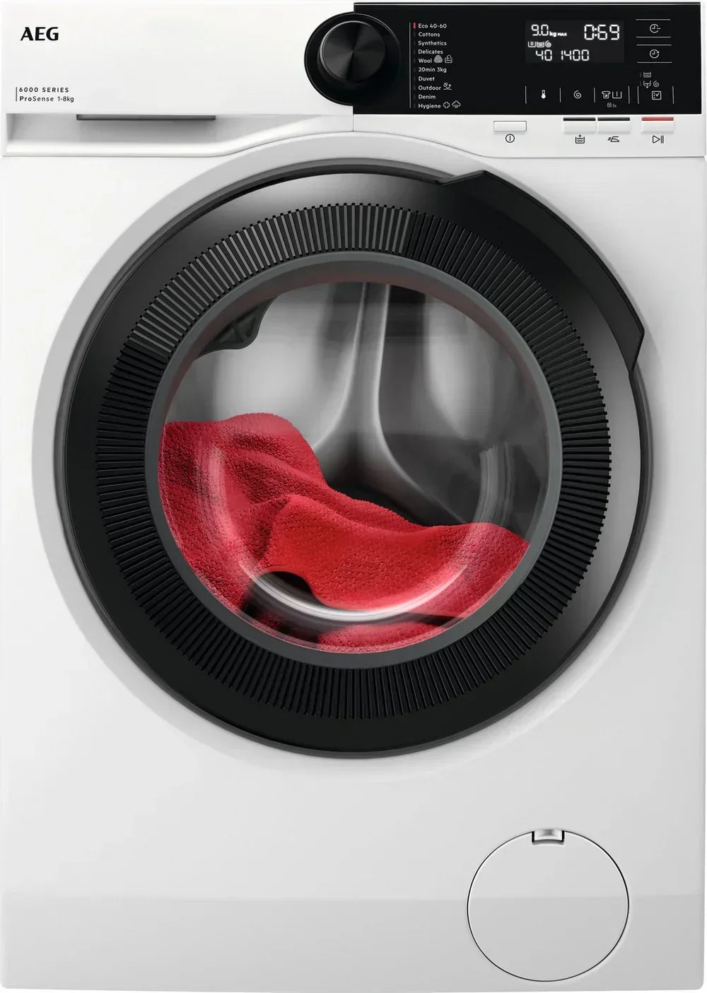 AEG LFR62844B Washing Machine 8kg 1400rpm White