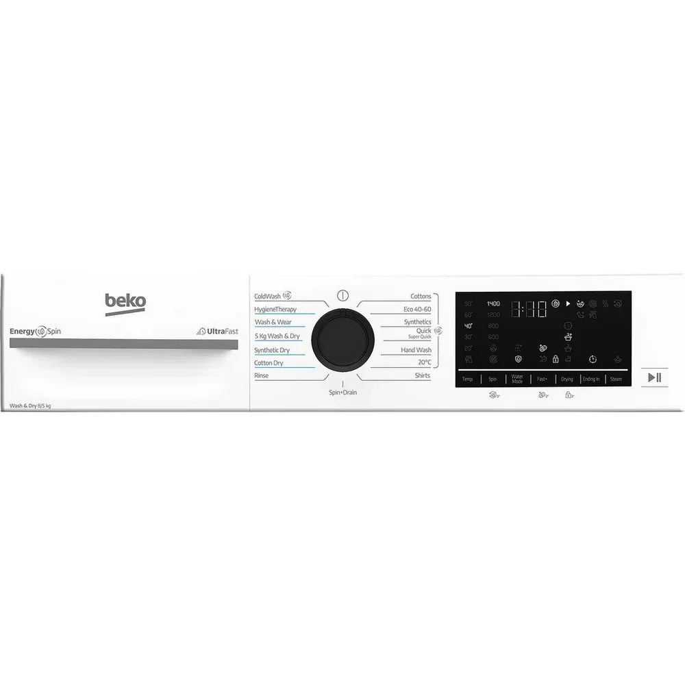 Beko BMND8545UW Washer Dryer 8kg/5kg White — image 7