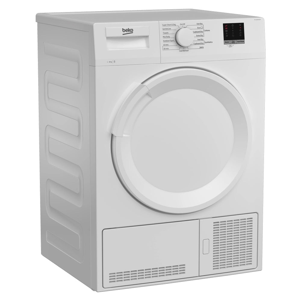 Beko DTLCE80051W Condenser Tumble Dryer 8kg White