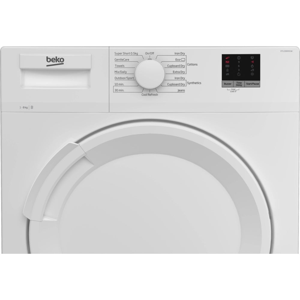 Beko DTLCE80051W Condenser Tumble Dryer 8kg White — image 4