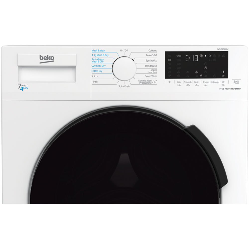 Beko WDL742441W Washer Dryer 7kg/4kg 1200rpm White — image 3