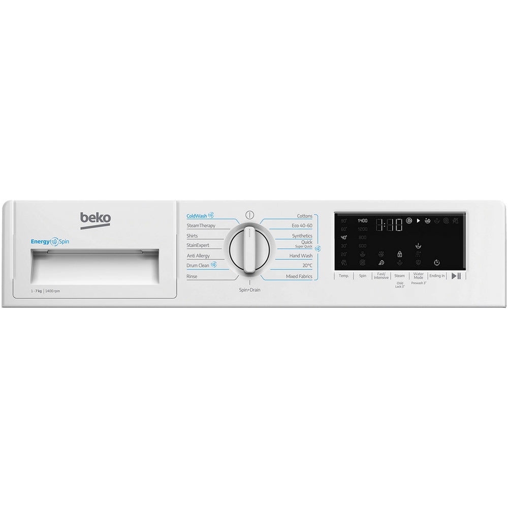 Beko WTIK741511 Integrated Washing Machine 7kg 1400rpm White