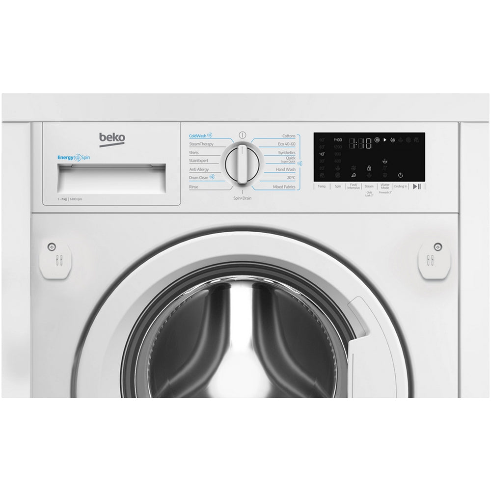 Beko WTIK741511 Integrated Washing Machine 7kg 1400rpm White