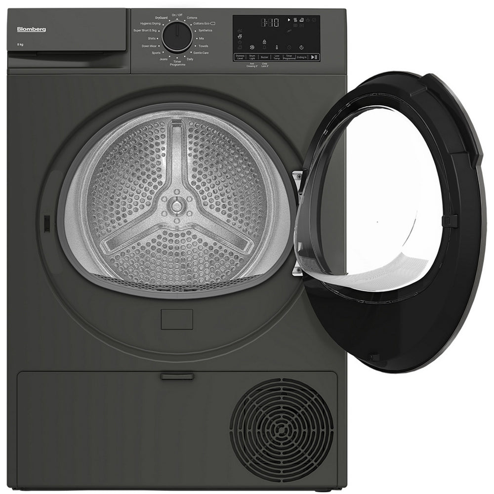 Blomberg LTA18321G Heat Pump Tumble Dryer 8kg Graphite — image 3