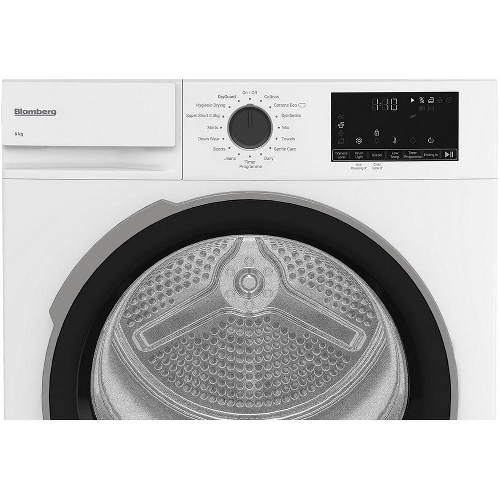 Blomberg LTA18321W Heat Pump Tumble Dryer 8kg White